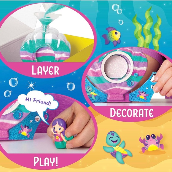 Creativity for Kids Sand Art Kit: Mermaid - Mermaid Gifts for Girls Ages 6-8+ - Picture 6 of 9
